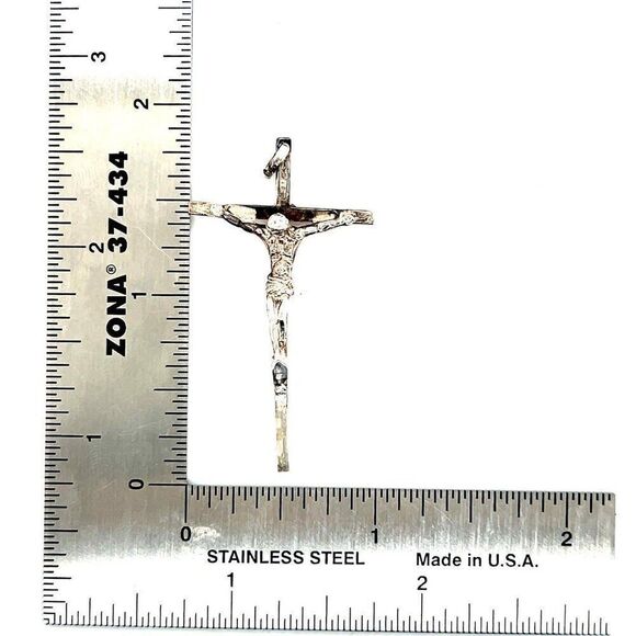 Silver Crucifix Pendant - Picture 4 of 4